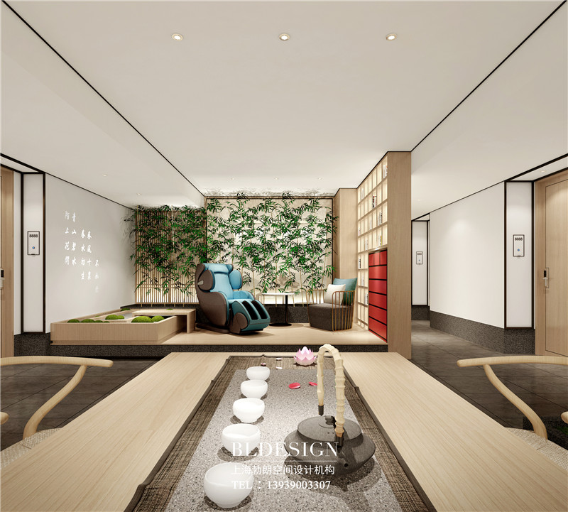 鄭州仟那新中式連鎖精品酒店品茶區(qū)裝修設(shè)計(jì)方案