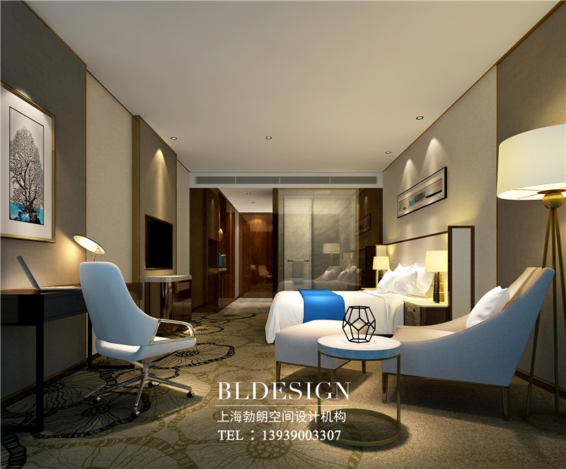 鄭州大河錦悅標準四星級酒店客房改造設計裝修效果圖