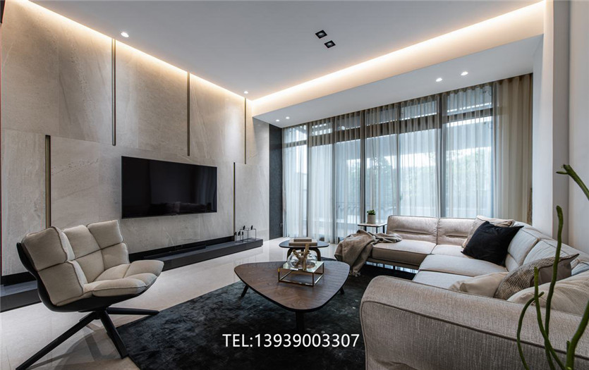 鄭州現(xiàn)代時尚風(fēng)年輕夫婦別墅裝修設(shè)計方案