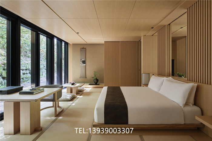 極致簡約風  日本京都安縵酒店客房設計方案