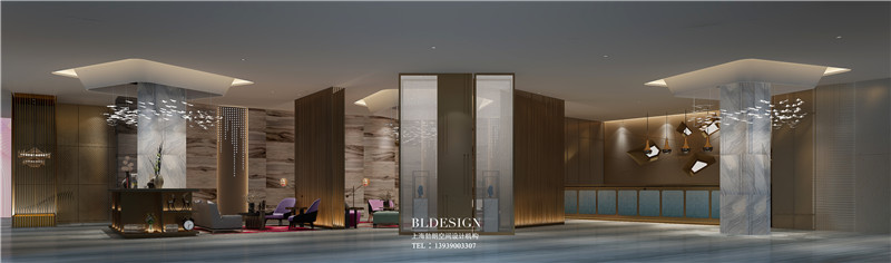 鄭州斯威特精品主題酒店大廳設計方案
