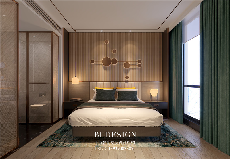 鄭州斯威特精品主題酒店大床房設計方案
