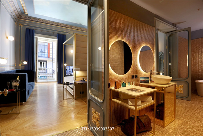 以電影和馬德里新潮文化為主題的精品酒店設(shè)計(jì)