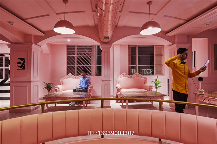 鄭州專業(yè)餐飲裝修公司推薦粉紅斑馬主題餐廳設(shè)計(jì)案例