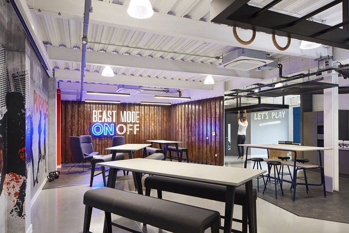 創(chuàng)意工業(yè)風(fēng)運動保健品公司辦公室裝修設(shè)計方案