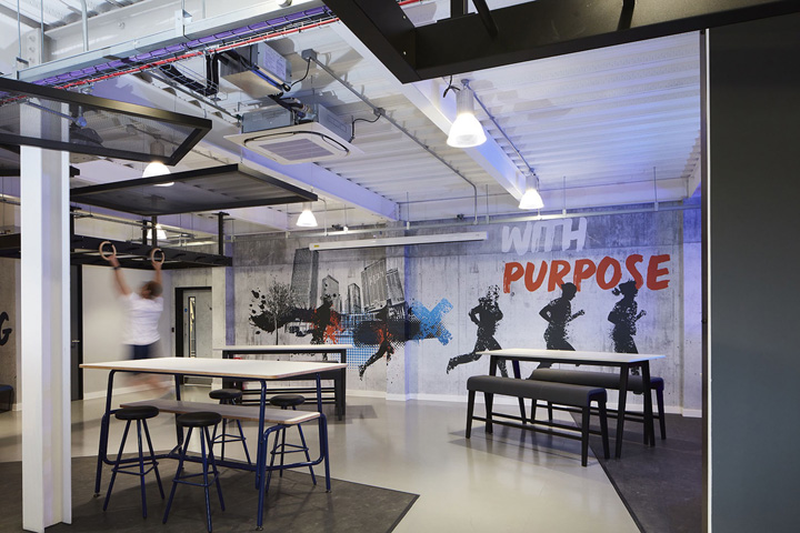 創(chuàng)意工業(yè)風(fēng)運動保健品公司辦公室裝修設(shè)計方案