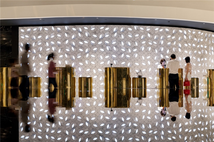 廣州南沙花園酒店大堂接待臺(tái)設(shè)計(jì)方案