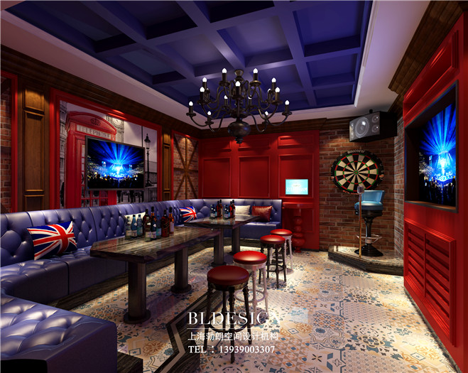 鄭州鞏義唐會潮會所星空主題KTV包房設(shè)計案例效果圖