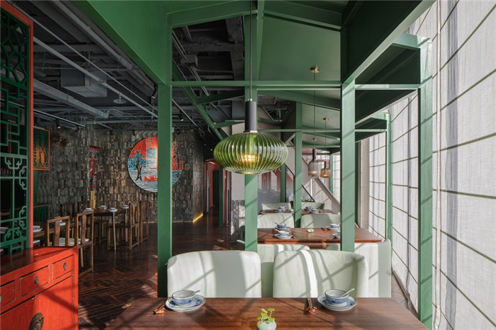 京味兒十足的新中式特色主題餐廳設計方案說明