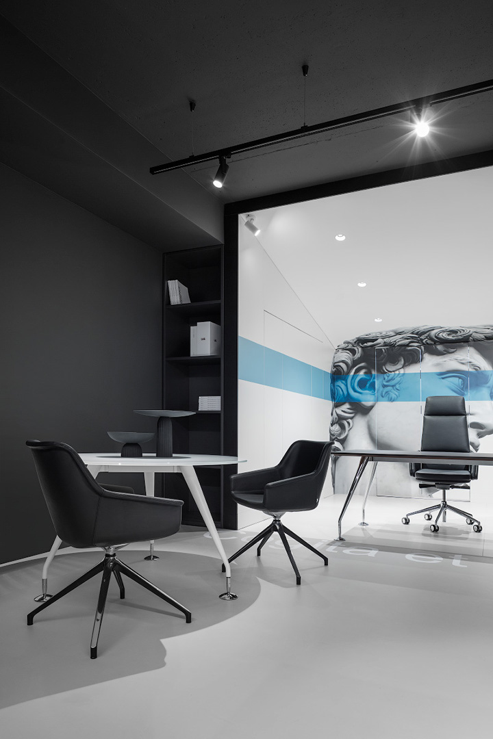 現(xiàn)代藝術(shù)風(fēng)國外大牌家具公司展廳兼辦公設(shè)計(jì)方案