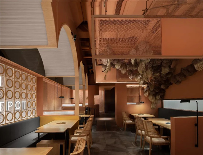 最潮的重慶連鎖火鍋店設計  生如夏花泰式海鮮火鍋店裝修設計案例