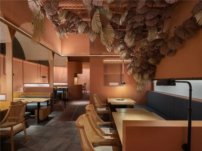 最潮的重慶連鎖火鍋店設計  生如夏花泰式海鮮火鍋店裝修設計案例
