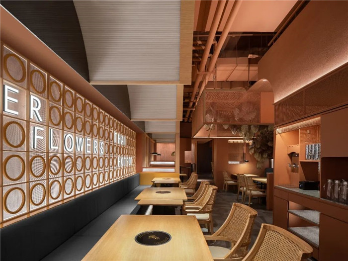 最潮的重慶連鎖火鍋店設計  生如夏花泰式海鮮火鍋店裝修設計案例