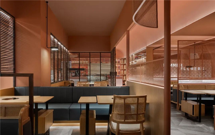 最潮的重慶連鎖火鍋店設計  生如夏花泰式海鮮火鍋店裝修設計案例