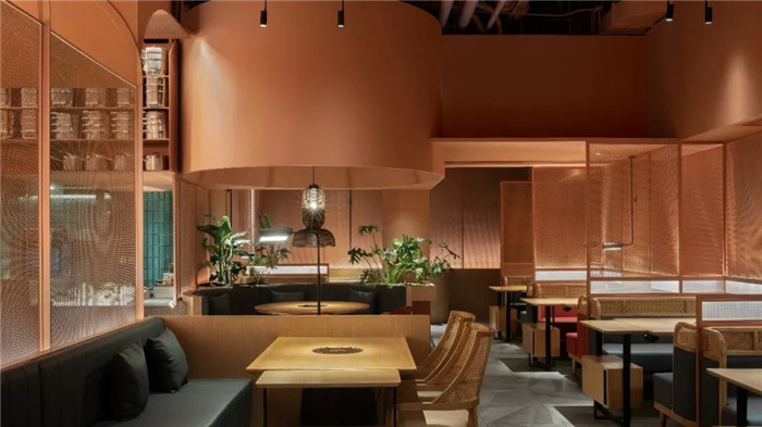 最潮的重慶連鎖火鍋店設計  生如夏花泰式海鮮火鍋店裝修設計案例