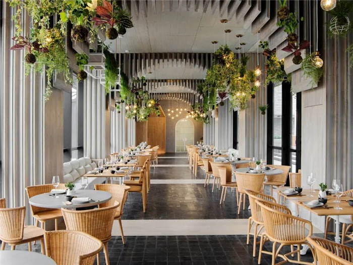 自然主題海南三亞海棠灣陽光壹度假酒店餐廳設(shè)計方案