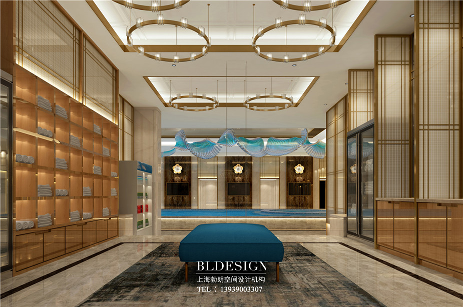 新鄭在水一方洗浴中心浴區(qū)設(shè)計(jì)案例效果圖