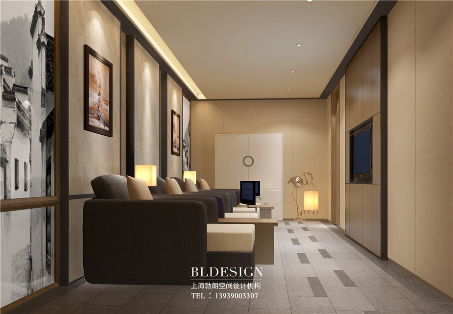 新鄭在水一方洗浴中心豪華客房設(shè)計(jì)方案效果圖