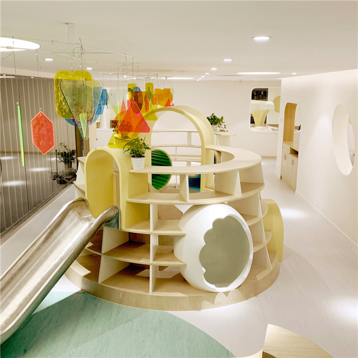鄭州勃朗設(shè)計分享奶酪星球主題親子早教中心設(shè)計方案