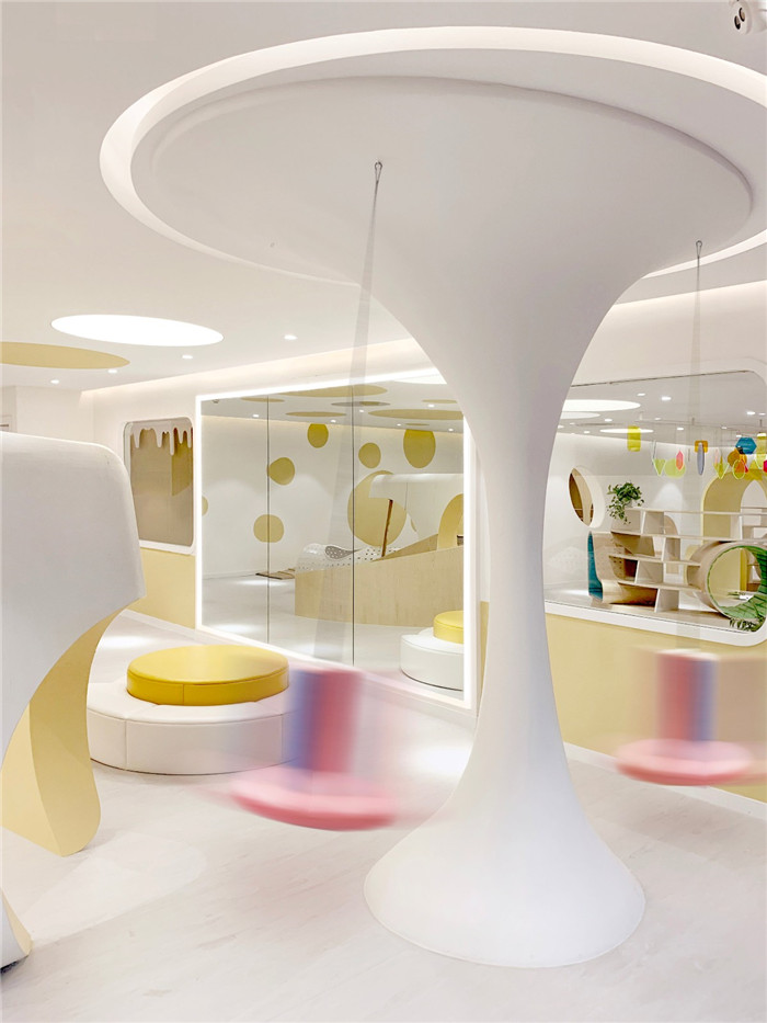 鄭州勃朗設(shè)計分享奶酪星球主題親子早教中心設(shè)計方案