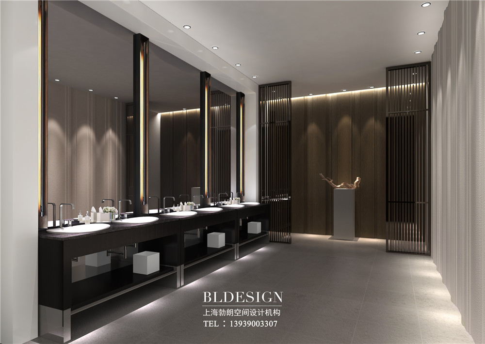 北京曲水蘭亭新中式奢華洗浴度假酒店設(shè)計(jì)案例效果圖