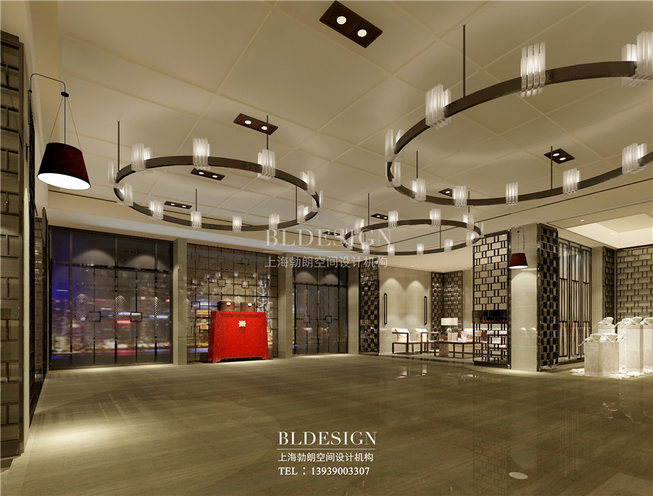 中原健康洗浴假日酒店新中式洗浴設計方案效果圖