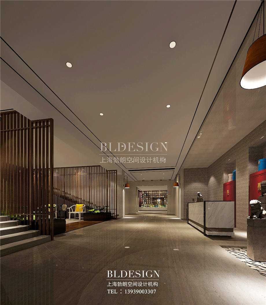 中原健康洗浴假日酒店新中式洗浴設計方案效果圖