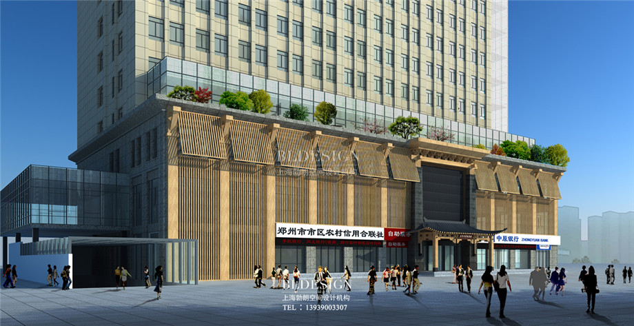 鄭州蘭亭水岸湯泉汗蒸館外觀設(shè)計方案效果圖