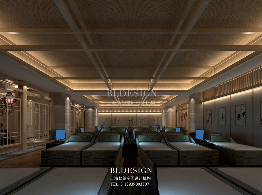 鄭州蘭亭水岸湯泉汗蒸館影廳設(shè)計方案效果圖