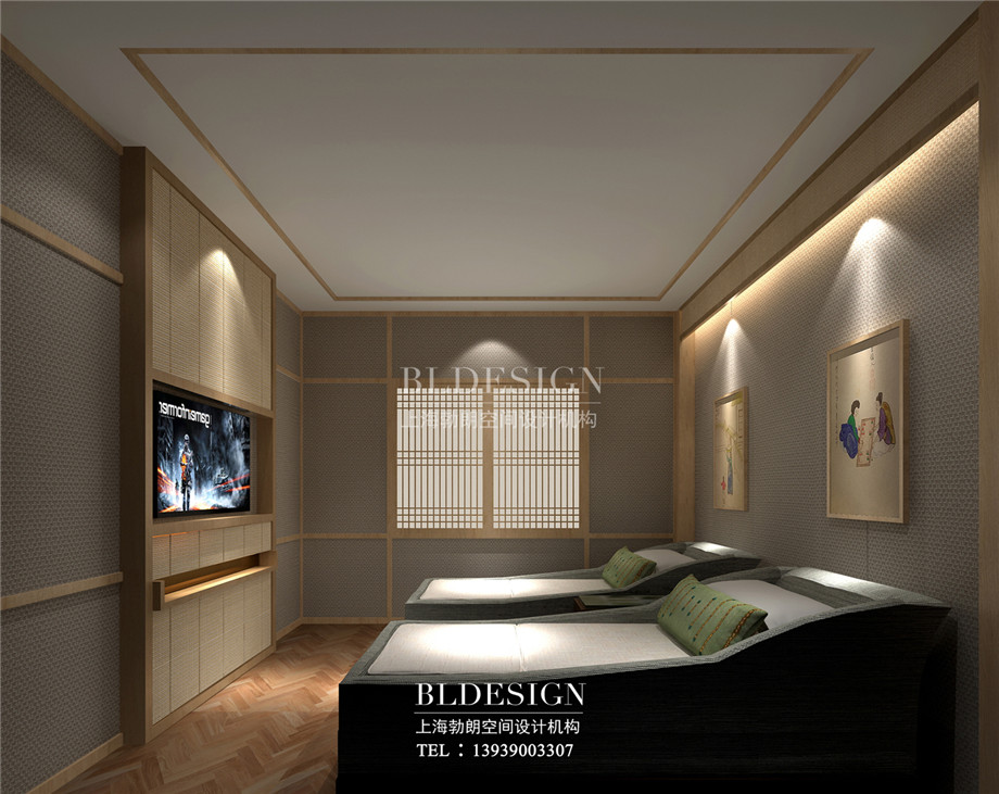 鄭州蘭亭水岸湯泉汗蒸館設(shè)計案例效果圖