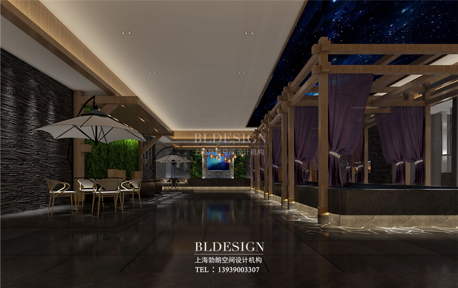 韓式汗蒸館設(shè)計(jì)-濟(jì)州島汗蒸廣場設(shè)計(jì)效果圖