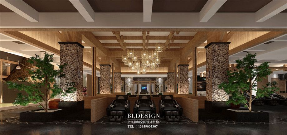 韓式洗浴設(shè)計公司-山東壹品湯泉洗浴設(shè)計方案效果圖