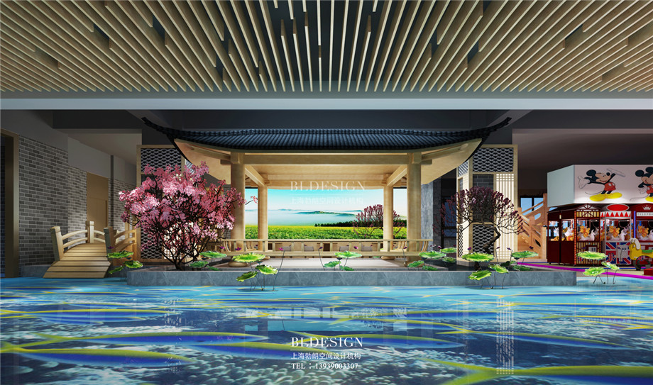 大型汗蒸設(shè)計-永春泉汗蒸廣場設(shè)計案例效果圖