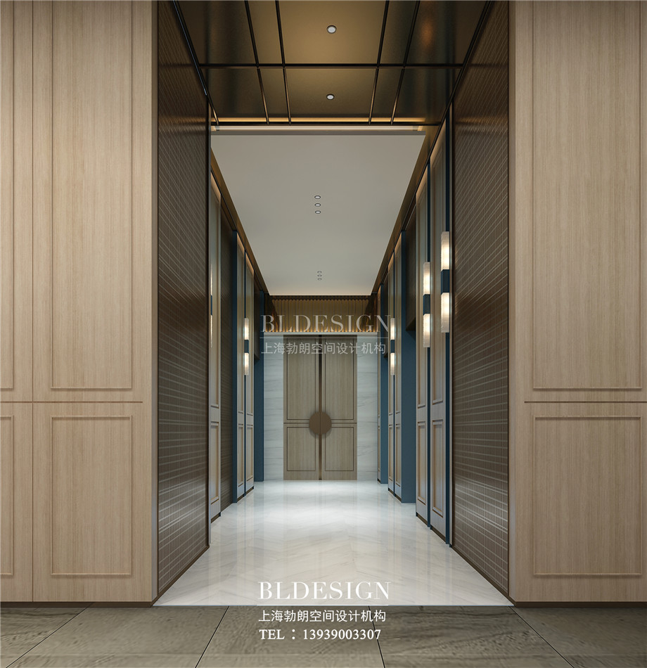 安陽曙光精品酒店電梯廳設(shè)計(jì)案例效果圖