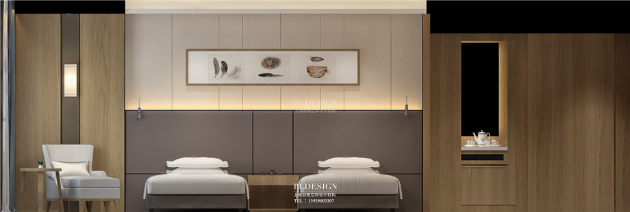 安陽曙光精品酒店標(biāo)準(zhǔn)客房設(shè)計(jì)方案效果圖