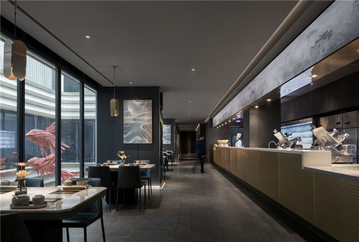 1500平新中式時尚港式小火鍋裝修設(shè)計方案