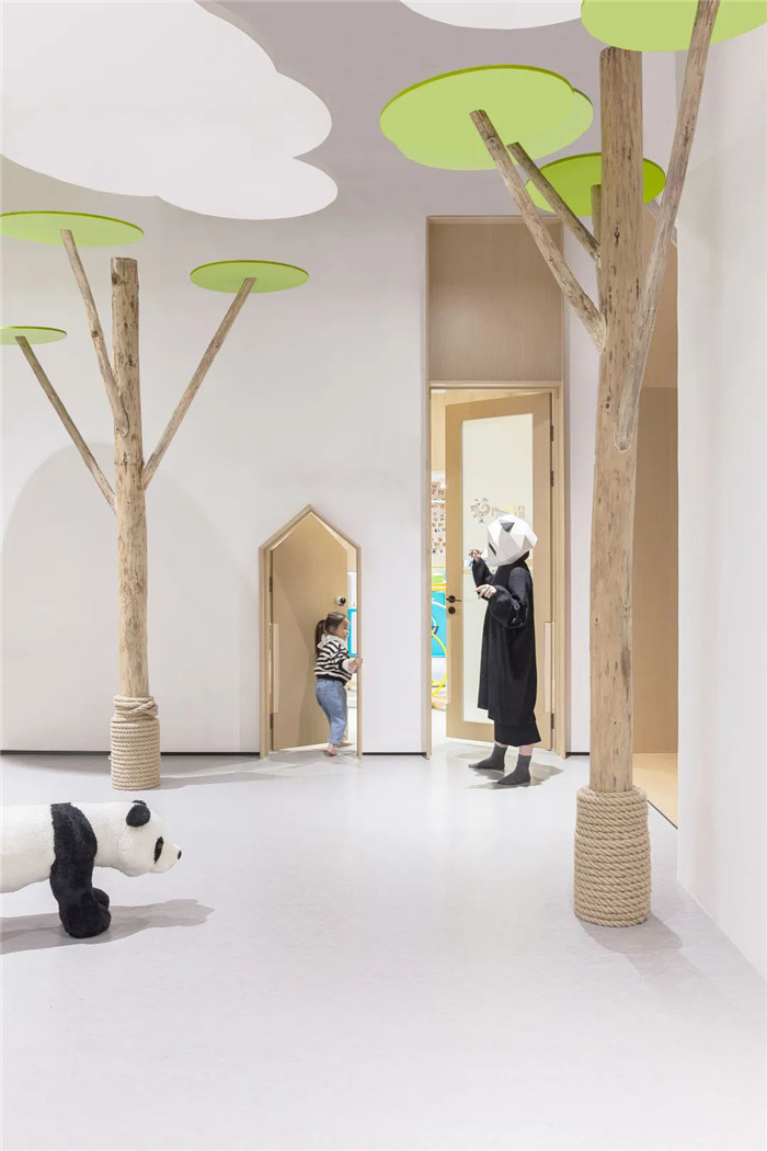 老師、家長和孩子都喜歡的高端早教機(jī)構(gòu)走廊設(shè)計(jì)方案