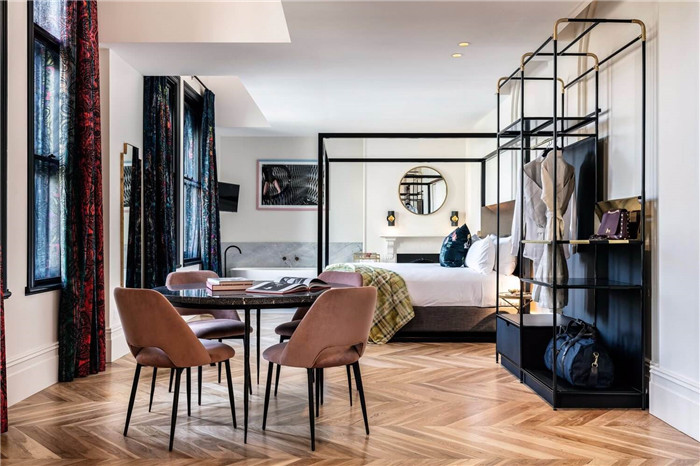 復古藝術精品酒店設計  悉尼小阿爾比恩賓館客房設計