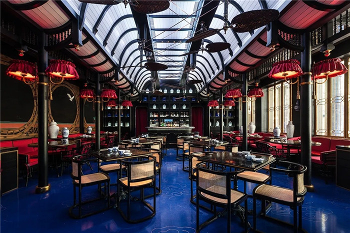 非中式創(chuàng)意茶樓設(shè)計(jì)   得云茶樓設(shè)計(jì)演繹中西風(fēng)情