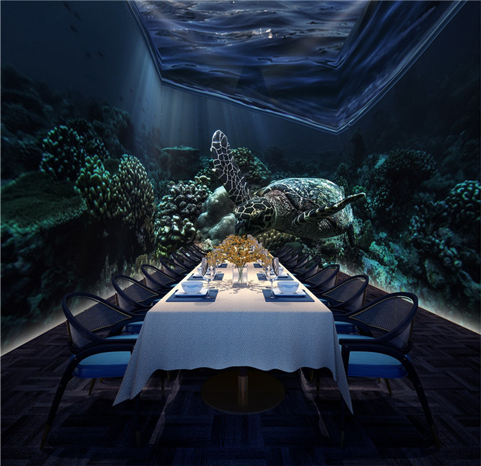 以北京文化為主題的全聚德創(chuàng)意烤鴨店全息投影包房設(shè)計(jì)案例