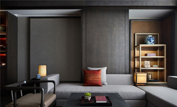 最新中式酒店裝修  西安中晶華邑酒店行政酒廊設(shè)計方案