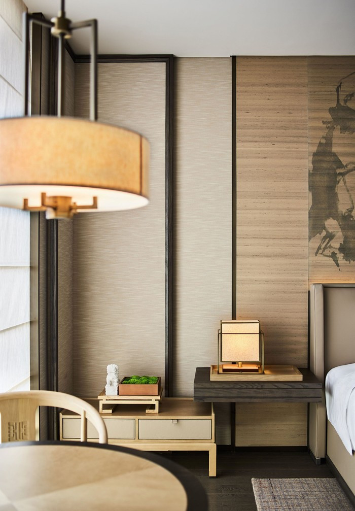 最新中式酒店裝修  西安中晶華邑酒店客房設(shè)計方案