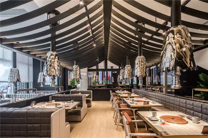 鄭州高端韓式燒烤餐廳設(shè)計公司推薦漢陽館烤肉大師餐飲設(shè)計