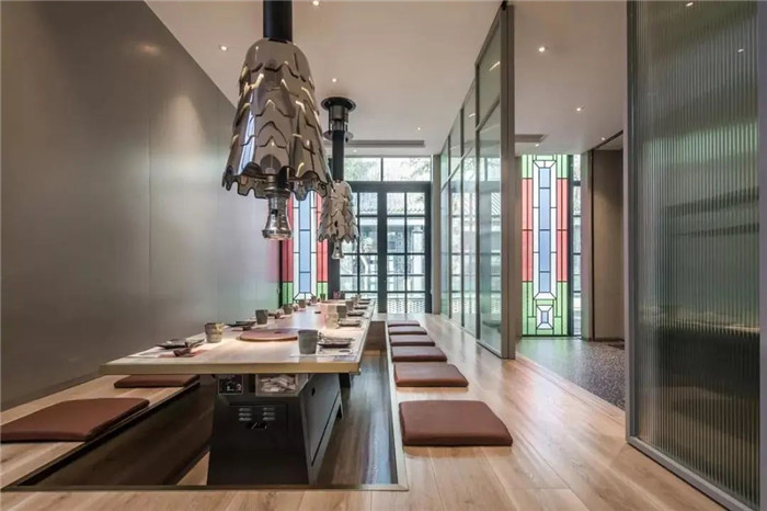 鄭州高端韓式燒烤餐廳設(shè)計公司推薦漢陽館烤肉大師餐飲包房設(shè)計圖