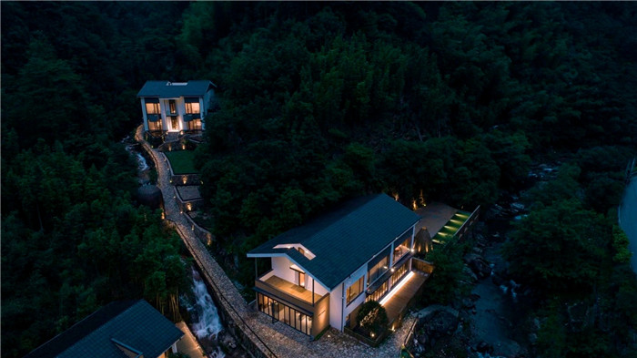 河南民宿設計公司推薦竹海心舍民宿建筑外觀設計方案