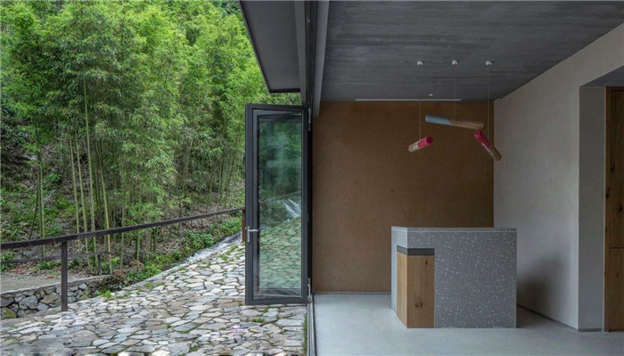 河南民宿設計公司推薦竹海心舍民宿接待臺設計方案