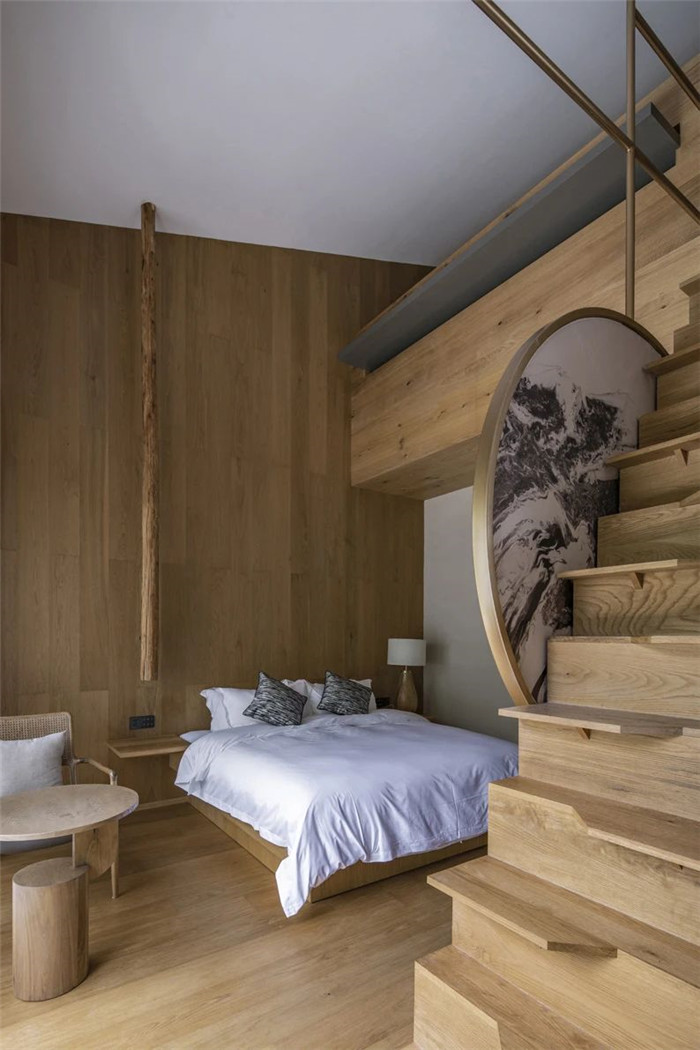 河南民宿設計公司推薦竹海心舍民宿LOFT客房設計方案