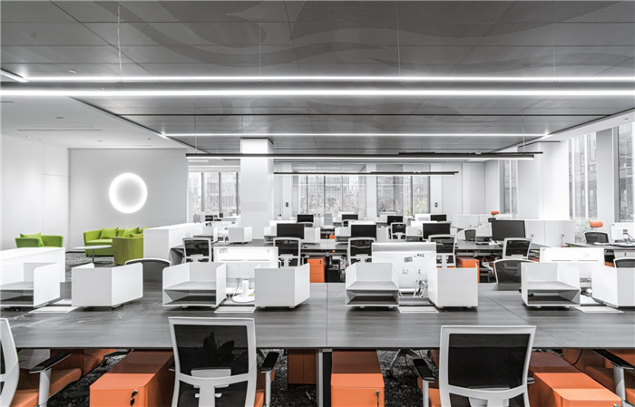 時尚未來感極強(qiáng)的科技集團(tuán)總部辦公樓展廳設(shè)計方案