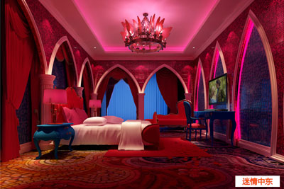 河南安陽M主題酒店客房設(shè)計效果圖