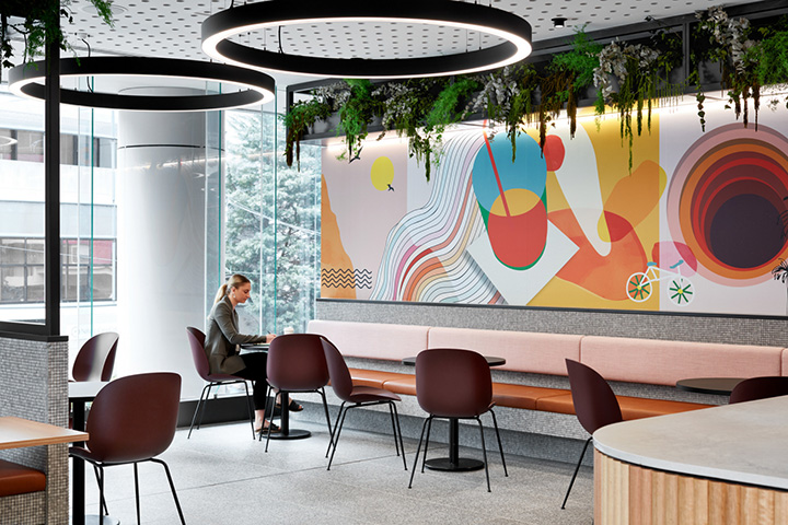 以人為本的萬事達(dá)卡金融中心辦公樓裝修設(shè)計(jì)方案